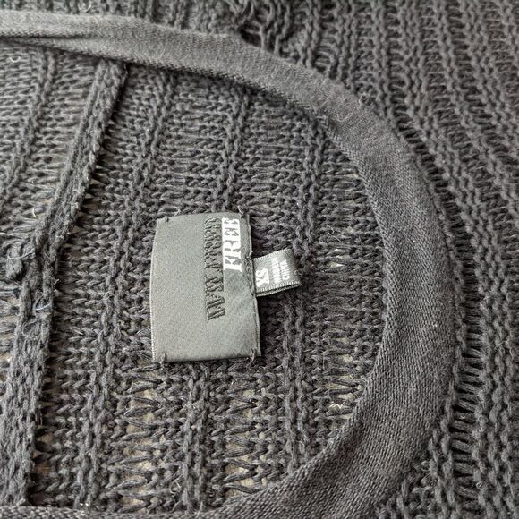 ARITZIA WILFRED Black Knit Hoodie XS @V - Picture 7 of 8